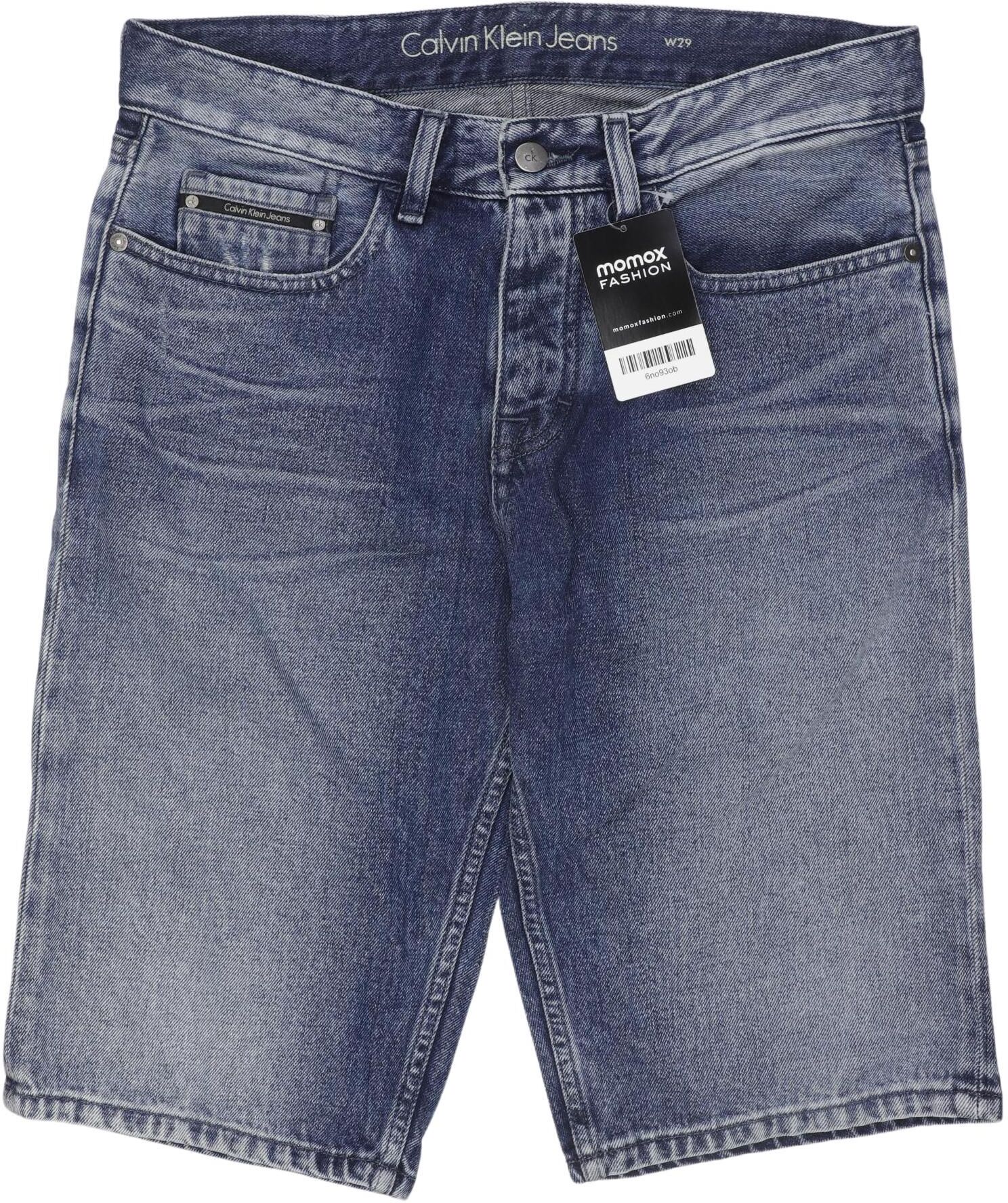 Calvin Klein Jeans Damen Shorts, Blau, Gr. W29, Baumwolle - Second Hand