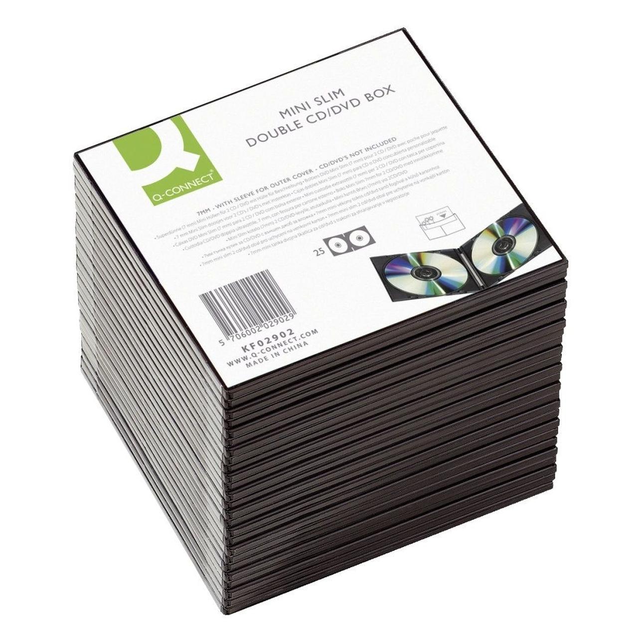 Q-Connect CD/DVD Hüllen Jewel-Case (KF02209)
