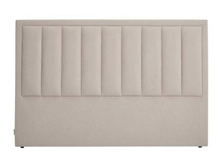 Vente-unique - Bettkopfteil 2 Personen Rivadio - Stoff Beige Modern Stil Beige Stoff, Stoff