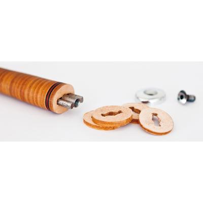 Picard Typ 761 Geologenhammer mit Spitze, 500g, Ledergriff