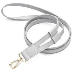 Audi Schlüsselband Leder Damen grau 3182400100