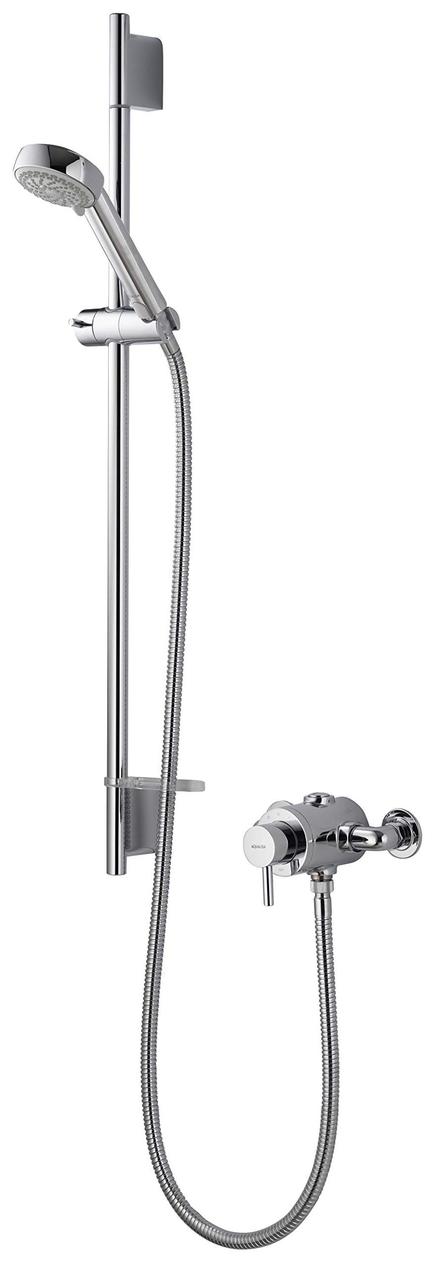 Thermostatische Duscharmatur, Chrom, Messing, Einhebel
