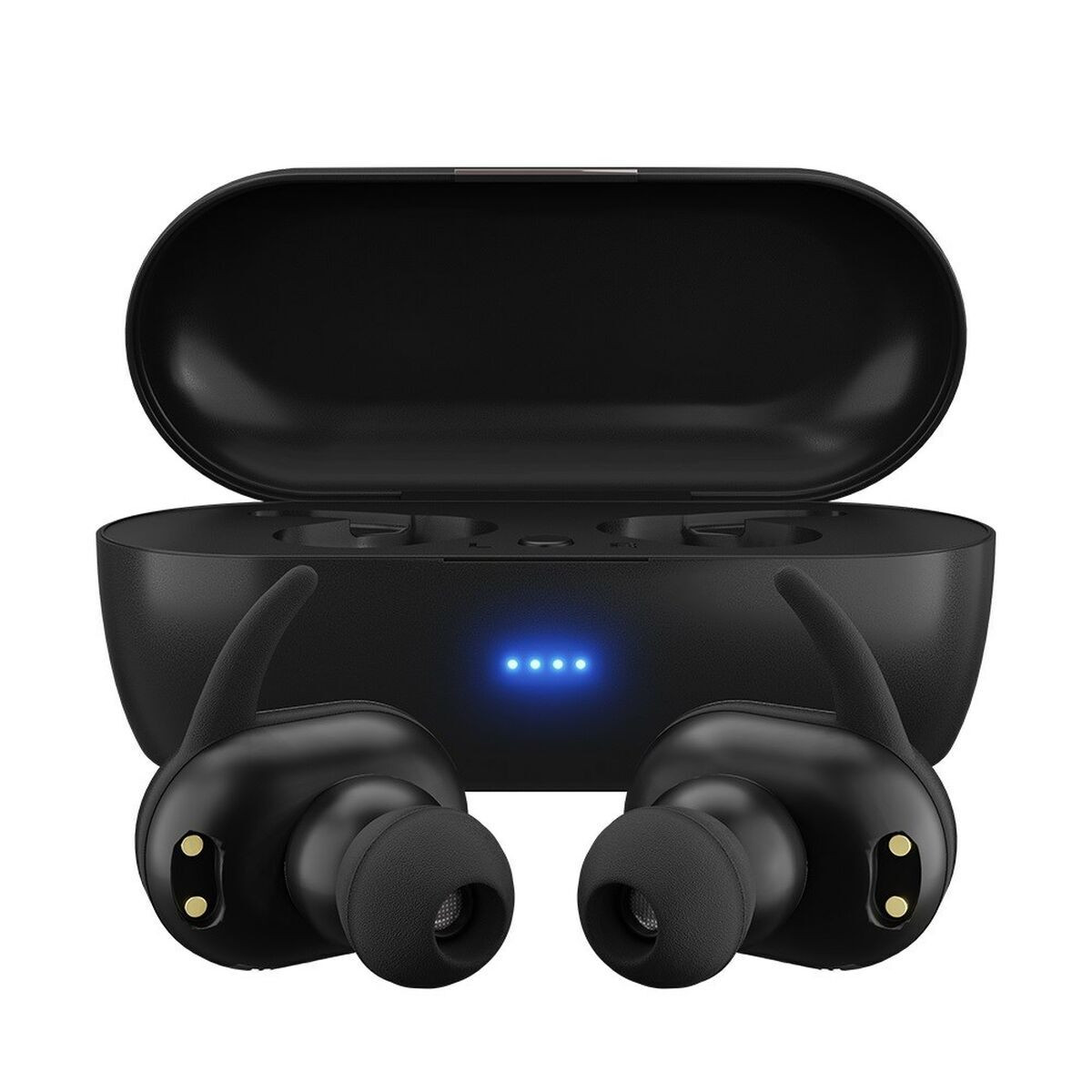 Maxell Mini Duo Wireless in-ear headphones met oplaadcase - Zwart