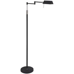 Stehlampe Stehleuchte dimmbar LED Wohnzimmerleuchte verstellbar schwarz H 114 cm