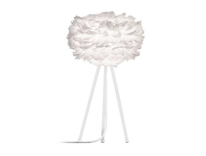 Eos Tischleuchte Mini Weiß/Weiß - UMAGE - Wohnzimmer - Design - Metall - Mit Schirm