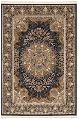 Style Haven Manchester Center Medallion Fringe Edge Area Rug.