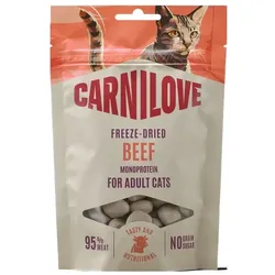 Carnilove Freeze Dried 10 x 40g Katzensnack Rind