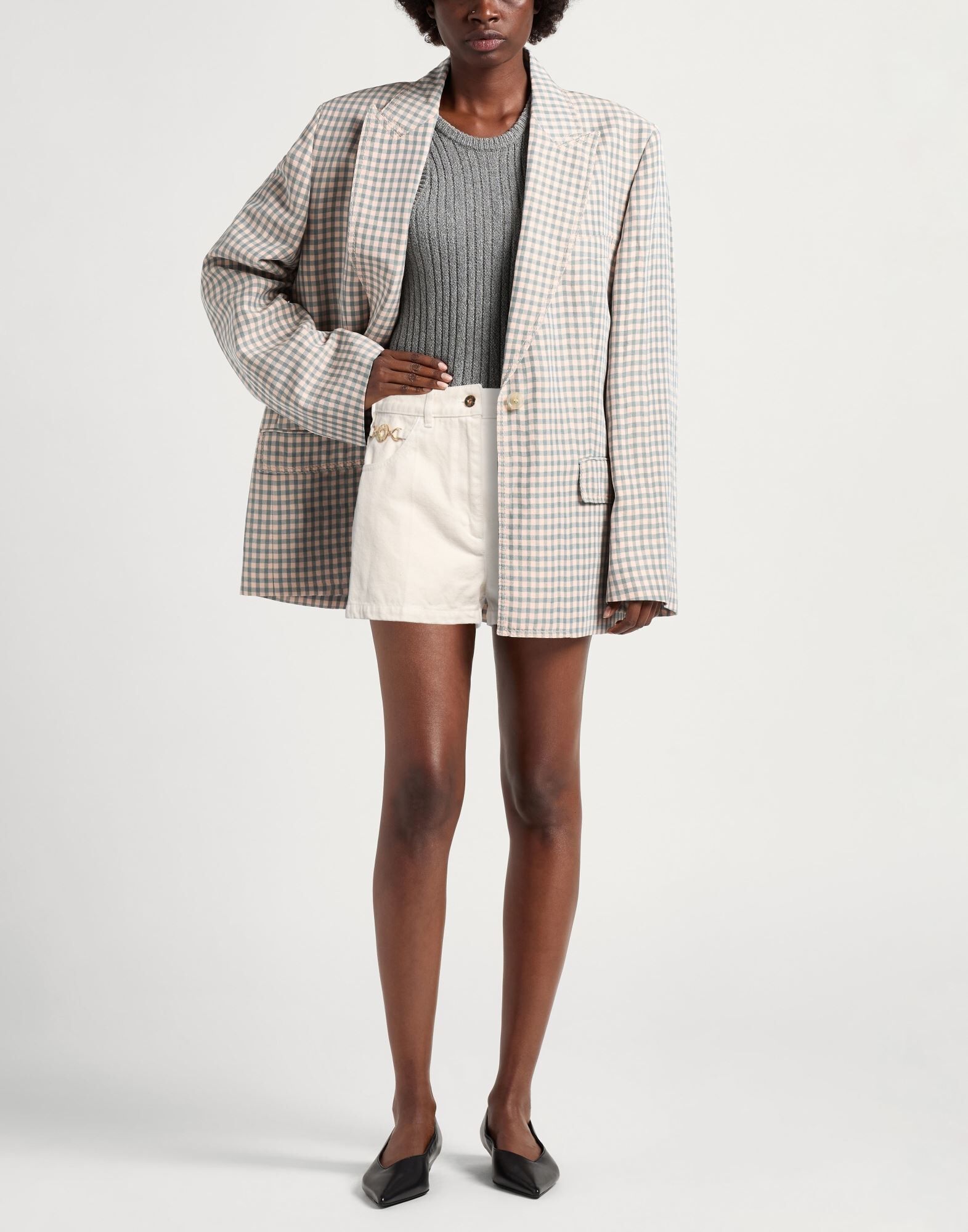Patou Shorts vaqueros Mujer Beige 34,36,40 Mujer