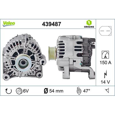 VALEO Generator NEW ORIGINAL PART 439487 für BMW