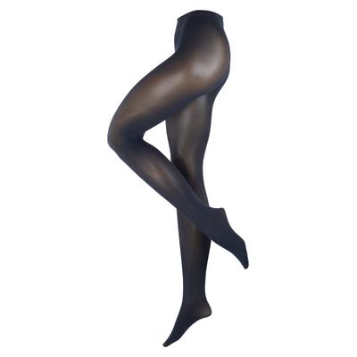 Feinstrumpfhose ESPRIT "50 DEN", Damen, Gr. 40, marine, Obermaterial: 89% Polyamid, 10% Elasthan, 1% Baumwolle, unifarben, Strumpfhosen Feinstrumpfhose, elegant, samtig weich, halb blickdicht