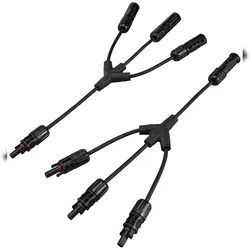 Sygonix SY-6407992 Solaranlagen Anschluss Adapterkabel Schwarz 36 cm