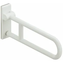 HEWI Serie 801 Mobiler Stützklappgriff Polyamid 850 mm Reinweiß