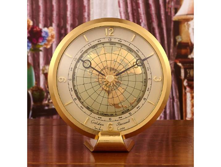 Horloges de bureau de luxe, horloge de table rétro, horloge mécanique de chevet, montres à quartz domestiques, accessoires de décoration