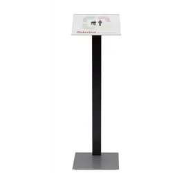 MADRID Silver Line Infostativ 2.0 Wechselmodul A4 hoch oder quer