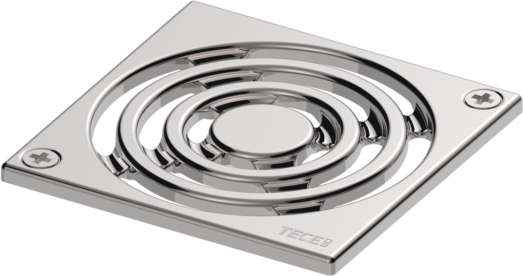 TECEdrainpoint S Designrost 3665000 100x100mm, Edelstahl, verschraubbar