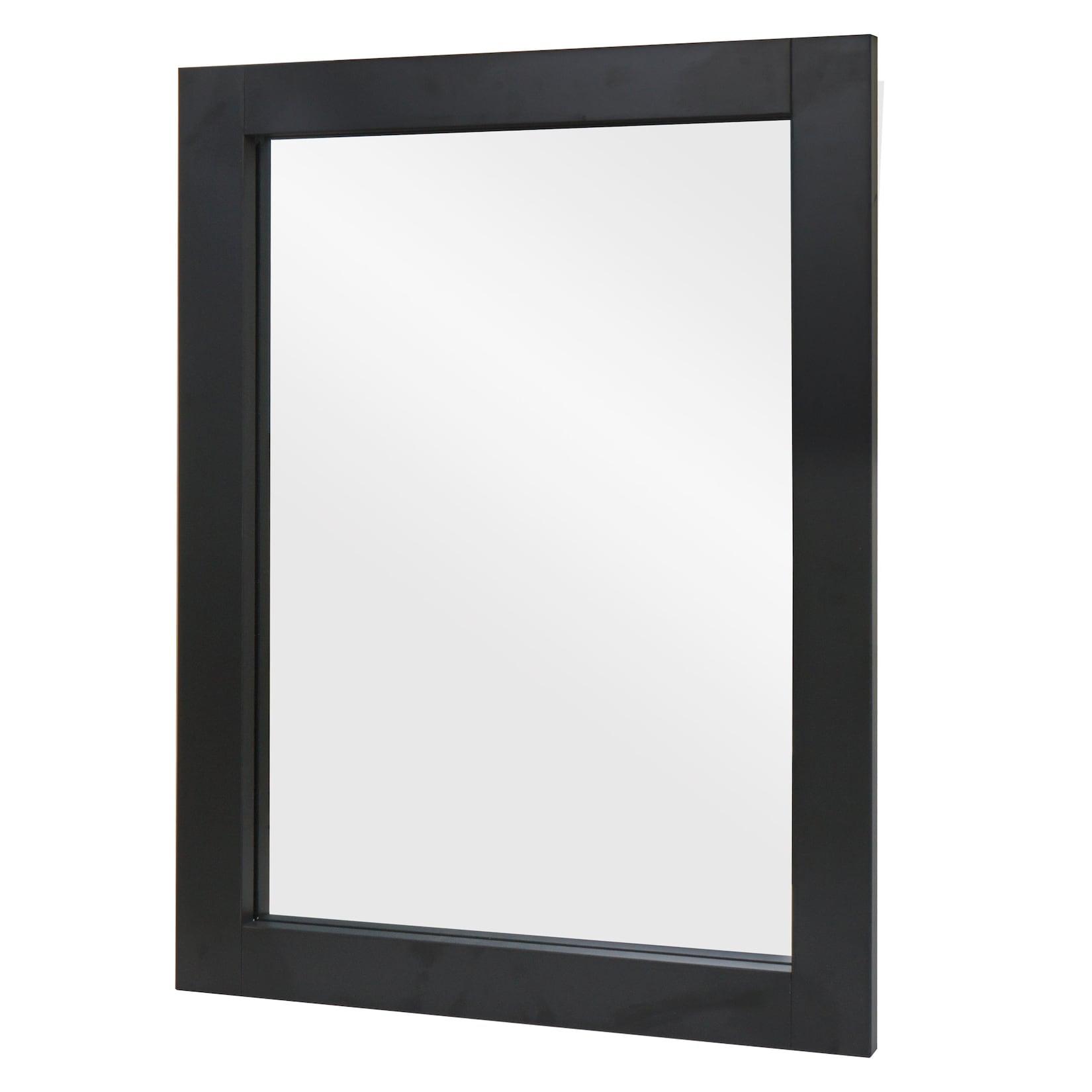 Wandspiegel MCW-L86, Badezimmer Badspiegel Spiegel Badmöbel, MVG-zertifiziert 72x52cm ~ schwarz