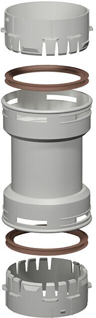 Bertrams Polyline EW Flexkupplung 40FK60 DN 60, zur Verbindung von Flexrohren