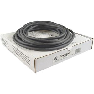 THERABAND Fitnessband Tubing, spezial stark, 7,5 m x 0,9 cm, bis 3,3 kg Widerstand, schwarz, Expander aus Latex