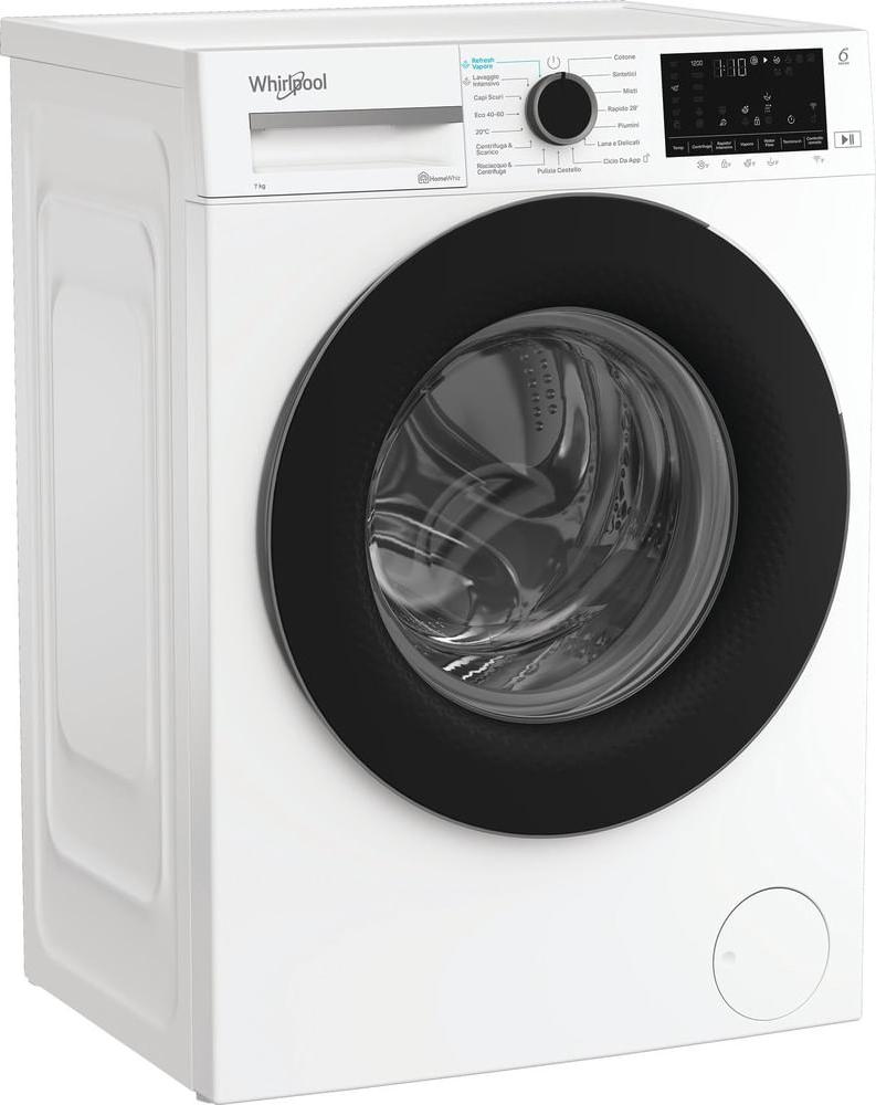 Whirlpool WAM 762WB IT, Frontlader, 7 kg, B, 76 dB, 1200 RPM, A