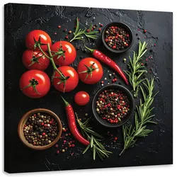 LEINWANDBILD Essen & Trinken 30x30cm