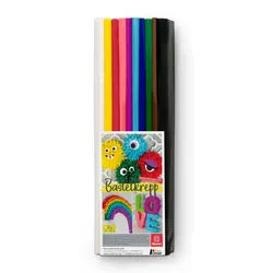 WEROLA Krepppapier Regenbogen 31 g/m2 farbsortiert