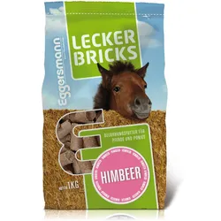 Eggersmann Lecker Bricks Himbeer | 1kg Pferdesnack