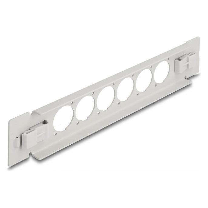 Delock 10? D-Typ Patchpanel 6 Port werkzeugfrei grau (66901)
