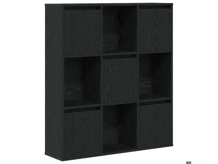 VENTE-FLASH Bibliothèque-Placard à Livres chêne noir 89x24x101 5 cm bois d'ingénierie(520512)ZLH
