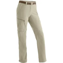 Maier Sports Damen Nata Zip-Off Wanderhose - 40 - brown rice