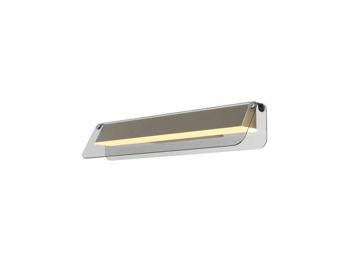 Maytoni Wandleuchte Flat, Schwarz, Metall, 43x8.2x43 cm, gleichmäßige Lichtverteilung, Lampen & Leuchten, Innenbeleuchtung, Spots & Strahler, Wandstrahler