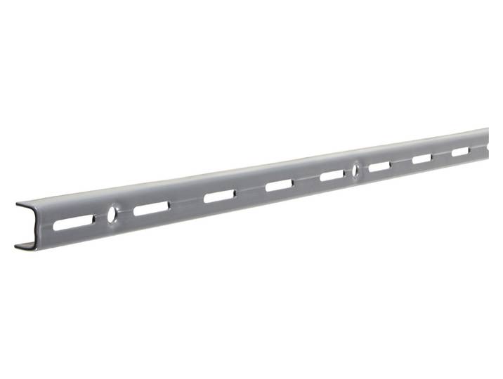 Wandschiene 1-Reihig Grau 10 × 995 × 17 mm