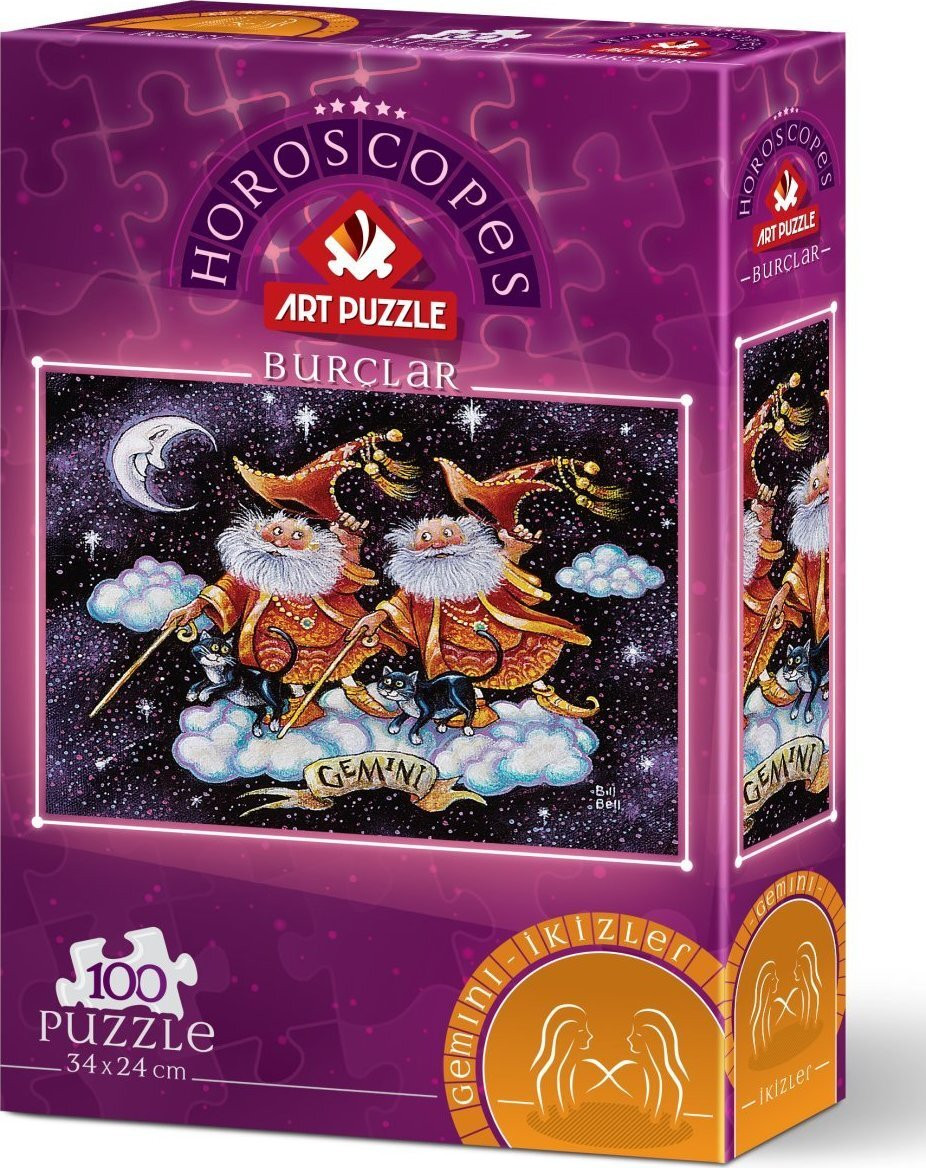 ART PUZZLE Sterrenbeelden Puzzel Tweelingen 100 stukjes