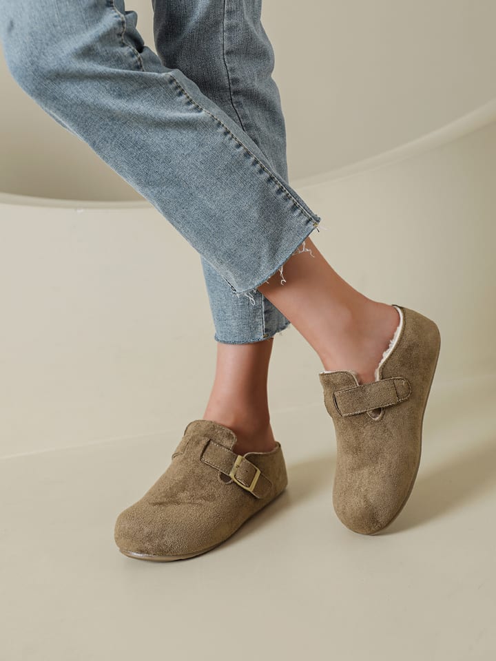 Sixth Sens Clogs in Taupe - 38