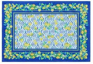 Laural Home "Lovely Lemons 13x19 Placemats - 13"" x 19"""