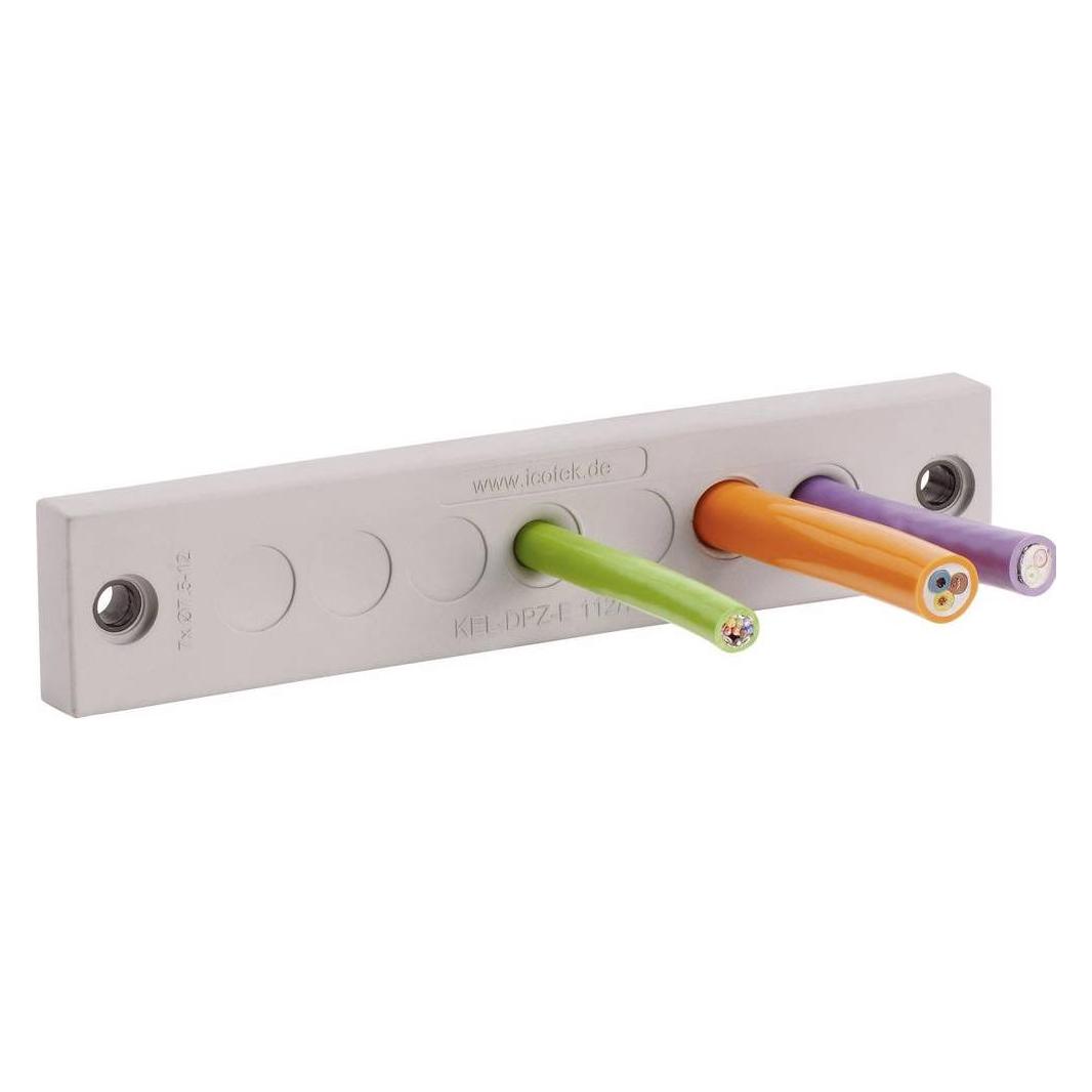 Icotek KEL-DPZ-E 112/21 Kabeldurchführungsplatte Klemm-Ø (max.) 6.5 mm Polyam (43790)