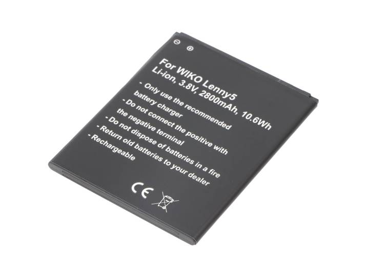 WIKO Lenny 5 - Batterij Li-ion 3.8V 2800mAh 10.6Wh