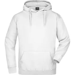 Kapuzen-Sweatshirt "JN047" - S - white