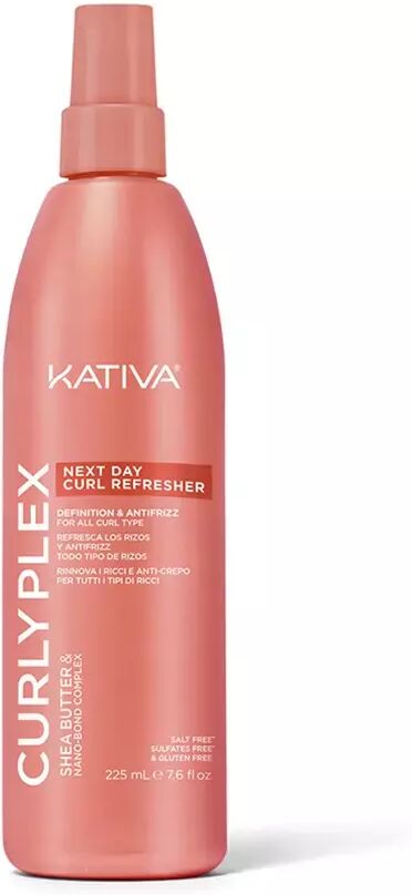 Kativa Curly Plex Refreshing and Curl Redefining Spray 225 ml