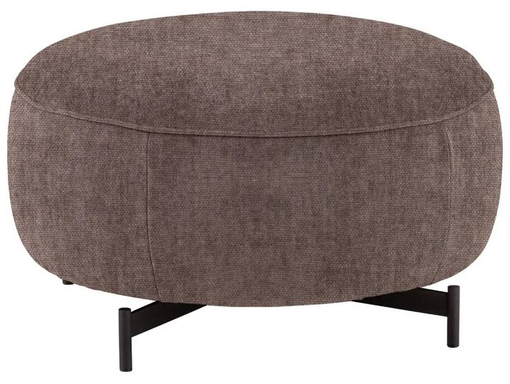 Hocker 8170 Basic D: 80 cm Himolla / Farbe: Elefant / Material: Stoff Basic