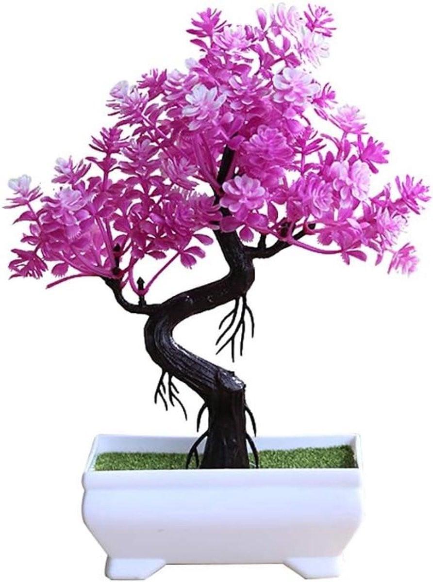Kunstboom Bonsai Rozerood voor Decoratie
