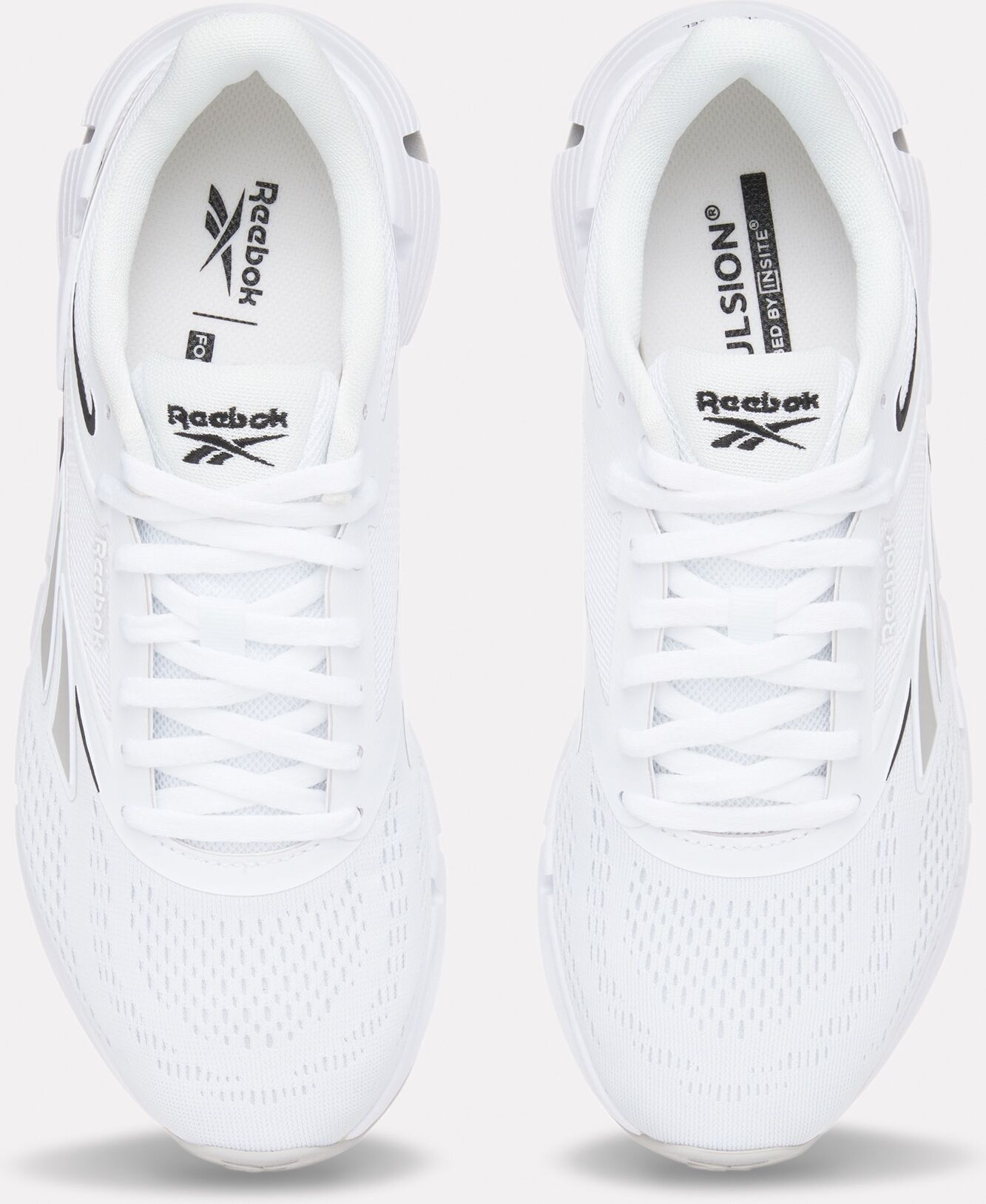 Laufschuh REEBOK "ZIG DYNAMICA 6", Damen, Gr. 42,5, weiß (weiß, grau 1, core schwarz), Synthetik, Textil, Schuhe Laufschuh, mit reaktionsfreudiger Dämpfung und flexibler Sohle