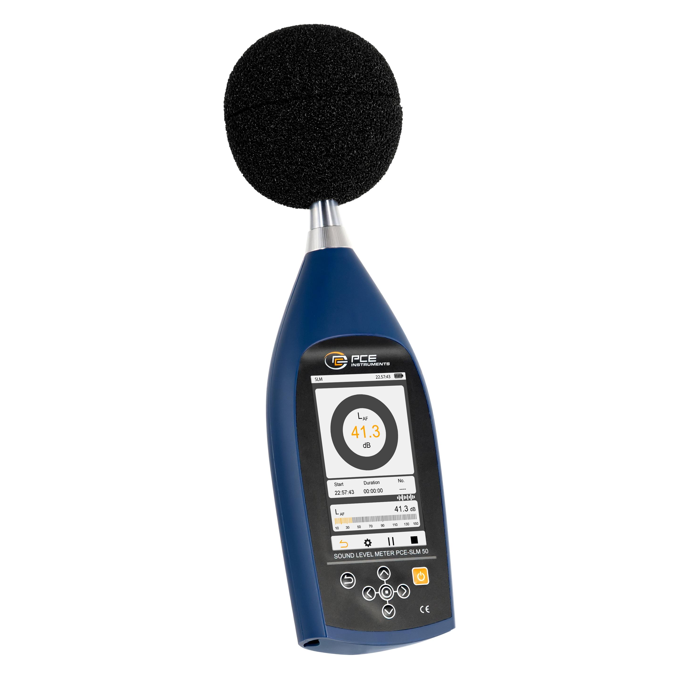 PCE Instruments Schallpegel-Messgerät Farbdisplay PCE-SLM 50 21 - 143 dB 10 Hz (PCE-SLM 50)