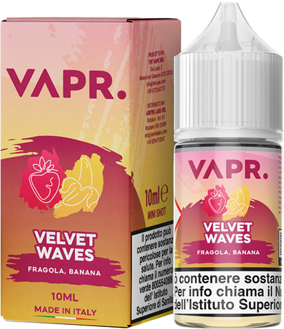VAPR. Velvet Waves Fresh Garden Aroma Mini Shot 10ml Fragola Banana