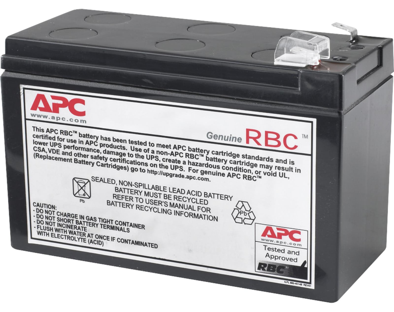 APC APCRBC110 RBC110 Batterij voor USV