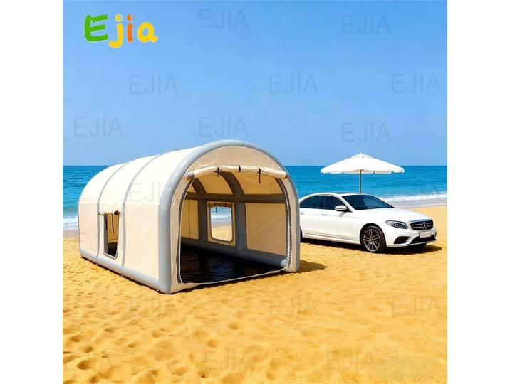Tente de voiture gonflable 20x10x8 pieds, abri de Garage Portable en PVC avec 2 fenêtres latérales, pompe électrique, Garage de voiture pour la Protection des véhicules