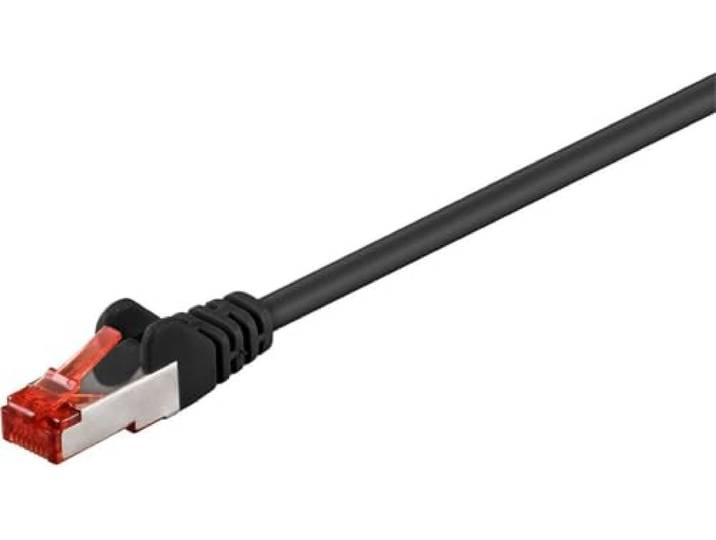 Microconnect S/FTP CAT6 25m Black LSZH merk