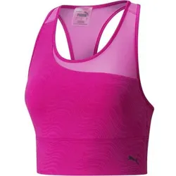 PUMA Damen Top Mid Impact Flawless Bra, Größe XS in Pink Pink
