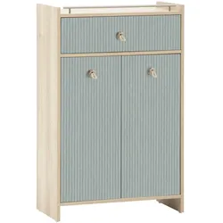 Tchibo - Highboard »Sonderby« - 65x33x104,2cm - silber -
