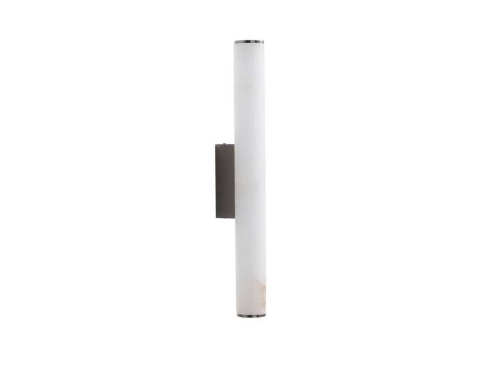 Signature Wandleuchte aus Alabaster und Metall H55 cm - Montaigne, Schwarz, LED integrated, 9x55x6 cm, Lampen & Leuchten, Innenbeleuchtung, Stehlampen