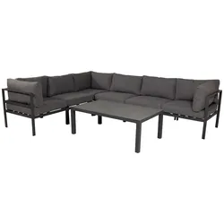 Ebuy24 Copacabana Couchtisch schwarzes Glas.